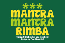 Mantra Rimba – Playful Display Font