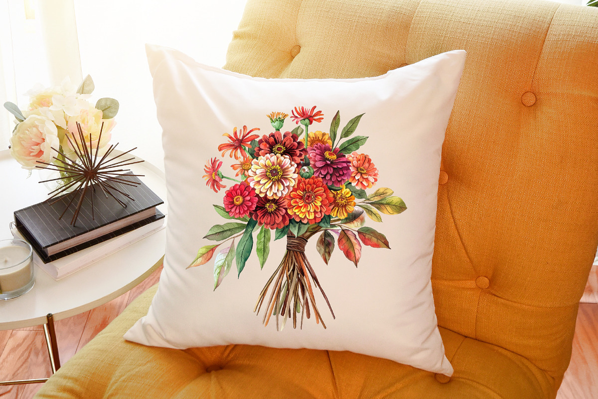 Autumn Florals, Fall Bouquet Set, an Illustration by Sublimation Artist (Photo 6 of 6)