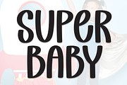 Super Baby | Script Font, a Script Font by Scratchones (Thumbnail 1 of 8)