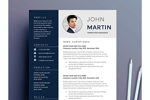 Word resume & cover letter template