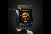 Burger Flyer Design Template, a Flyer Template by YUDesignStore (Thumbnail 5 of 6)