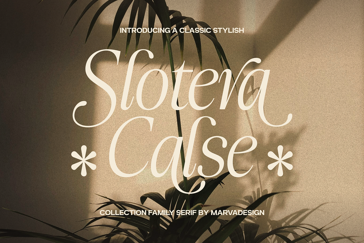 Slotera Calse Family Serif, a Serif Font by Marvadesign (Photo 1 of 12)