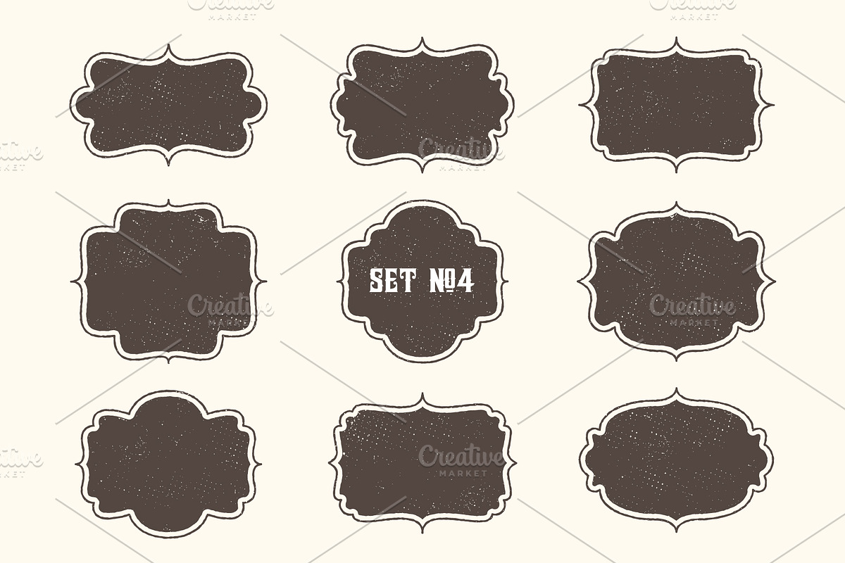 Vintage Frames & Badges, a Graphic by CojoMoxon (Photo 5 of 7)