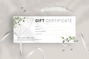 Gift Certificate, a Card Template by Amit Debnath