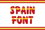 Spain Font, a Font by yaisalinas (Thumbnail 1 of 8)