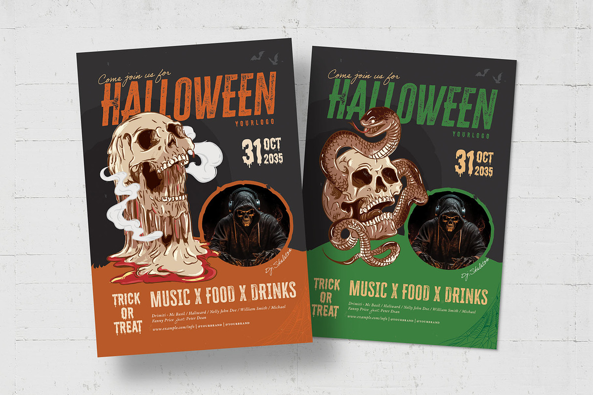 Halloween Flyer Template preview 5