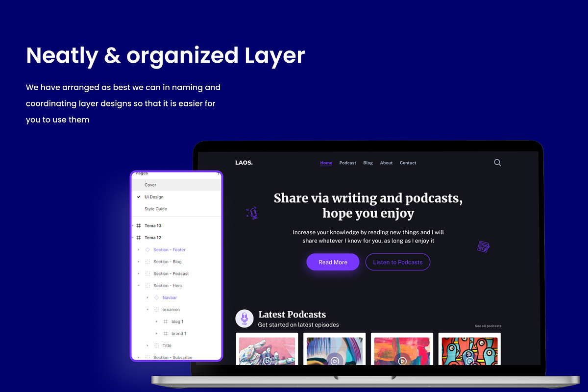 Laos - Personal Blog Html Template, a HTML Template by Minialis (Photo 2 of 5)