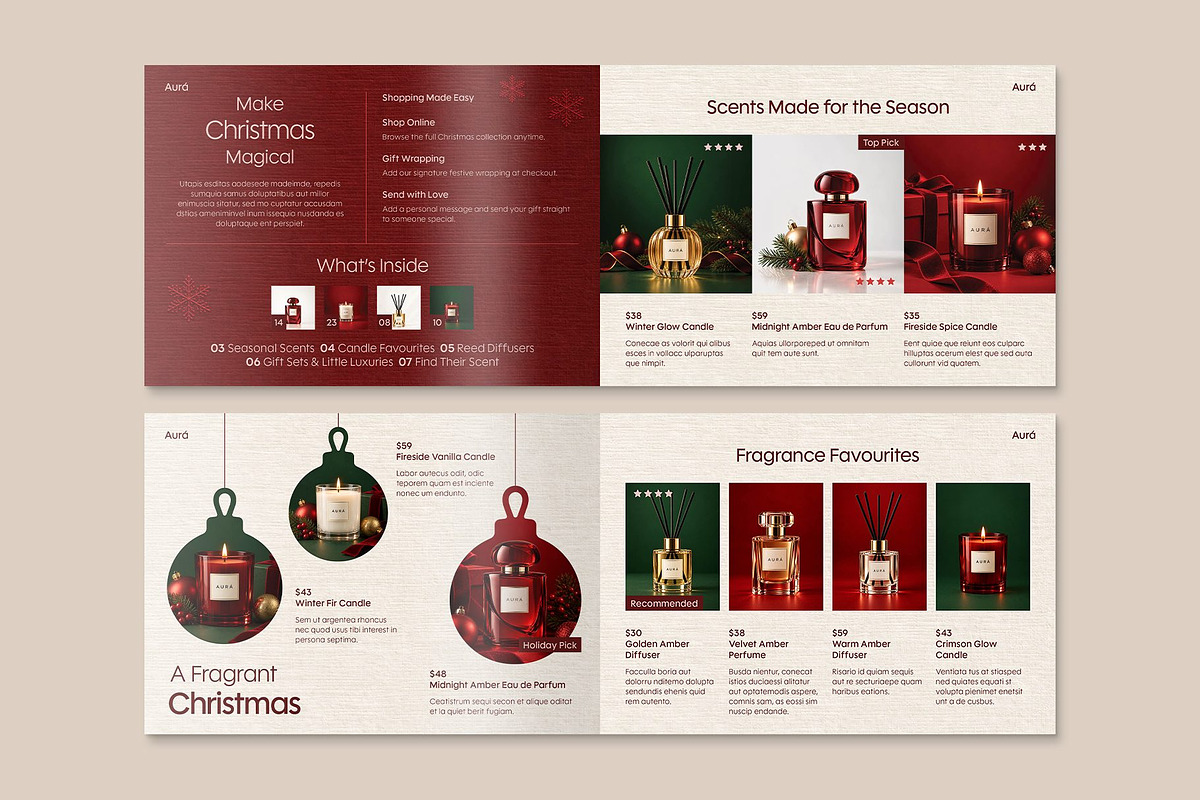 Landscape Christmas Gift Guide, a Brochure Template by BrandPacks (Photo 2 of 4)