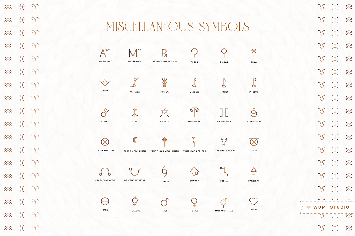 Zodiac Collection, a Decorative Illustration by Wumi Studio (Photo 7 of 15)