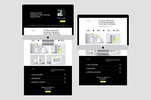 Designer Portfolio Squarespace 7.1