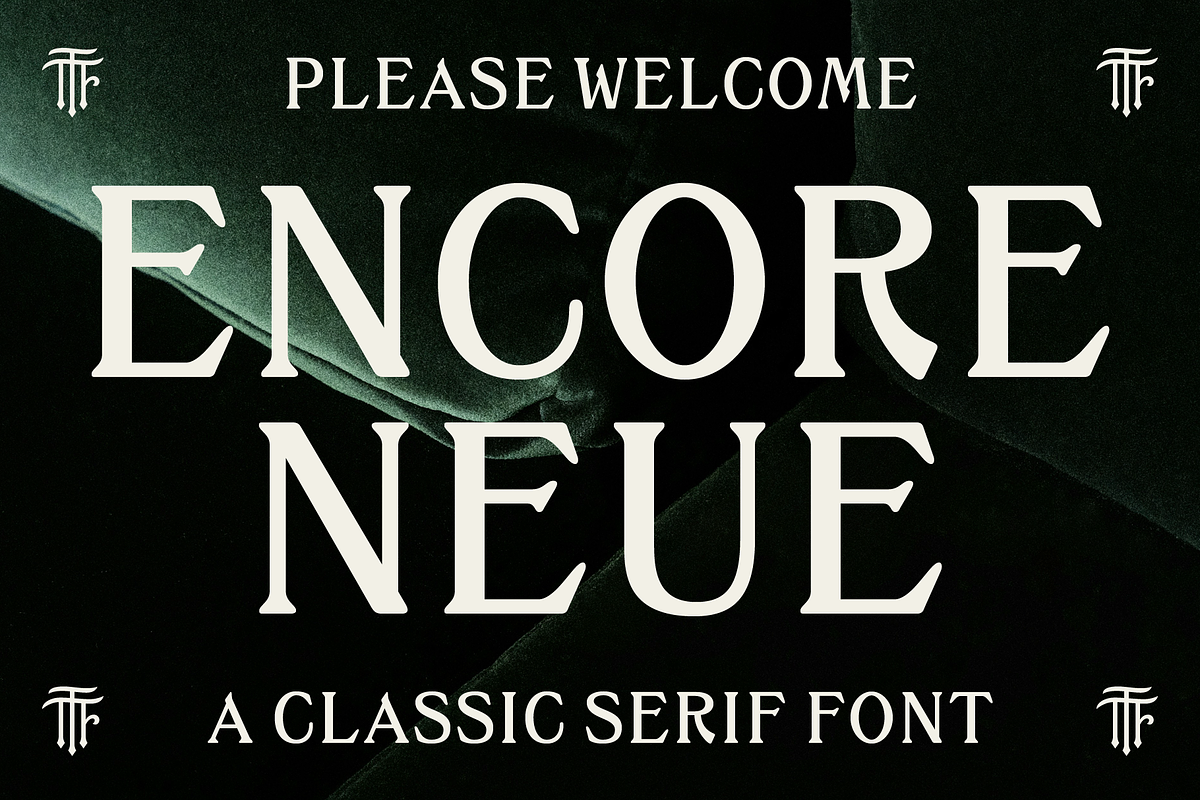 Encore Neue - A Timeless Serif Font, a Serif Font by The Type Fella (Photo 1 of 8)