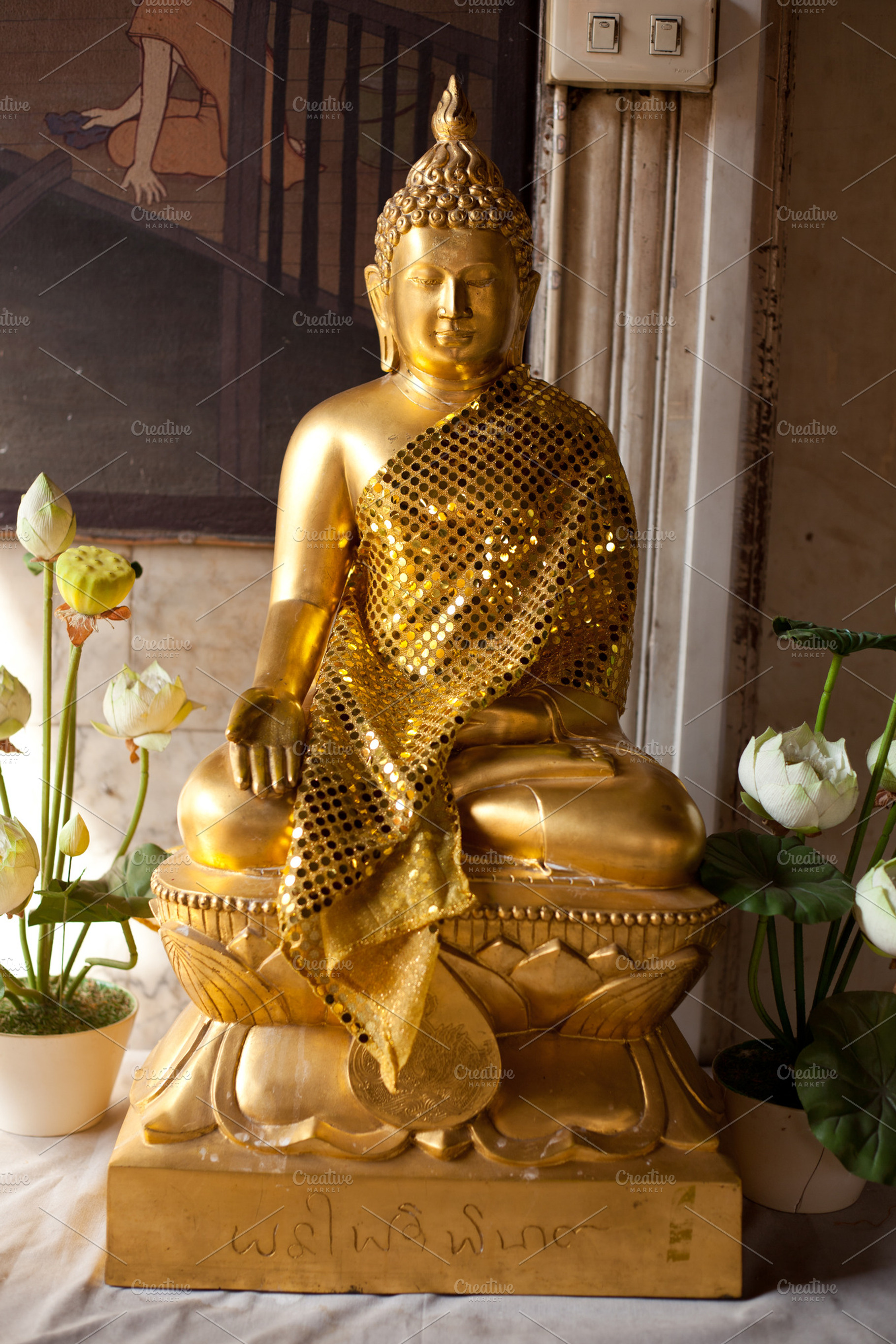 Buddha statue stock photo containing ancient and antique, an Architecture Photo by a454