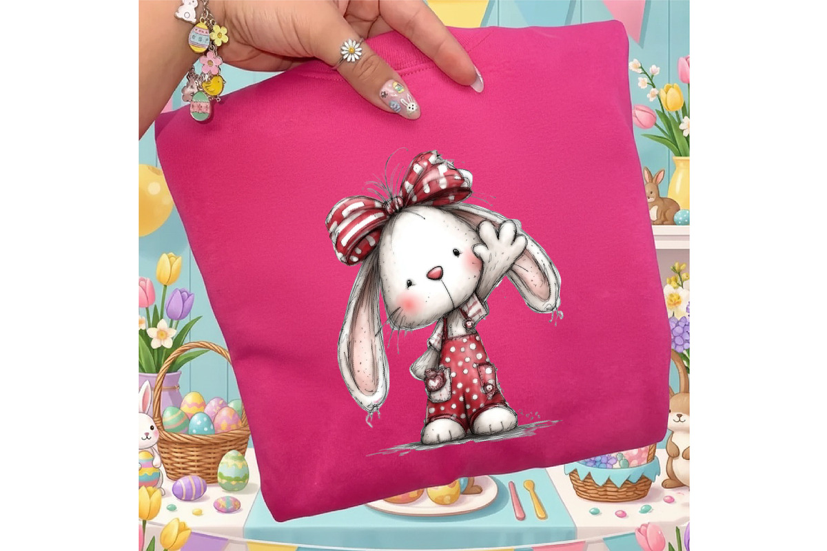 Whimsical Easter Bunny Clipart, an Illustration by designcity5 (Photo 4 of 5)