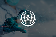 Minimalist Medical with Globe Logo, a Branding & Logo Template by Luxury Logos (Thumbnail 2 of 4)
