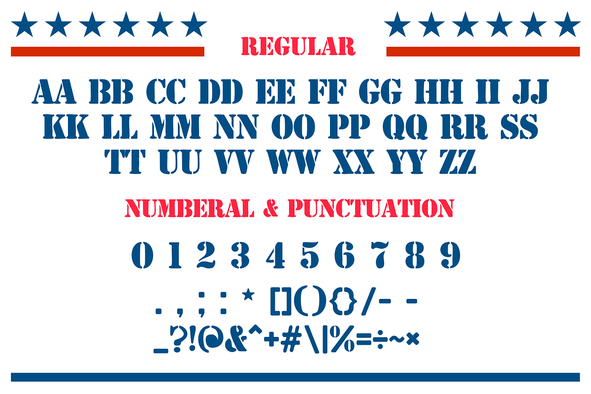 Liberty Stencil is Stencil font, a Serif Font by Brown Cupple (Photo 5 of 8)