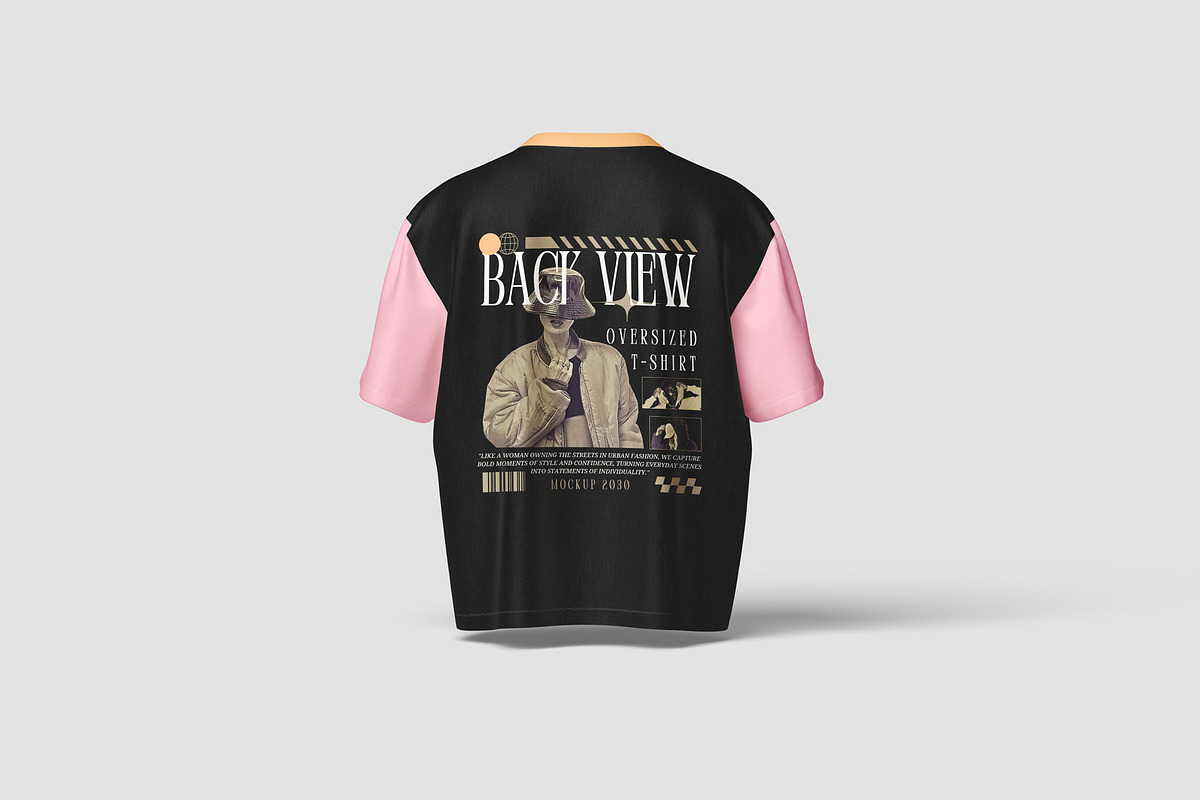Oversize T-Shirt Mockup, a Shirt Mockup by graphiccrew (Photo 5 of 11)