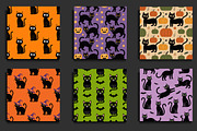 30 Halloween Black Cat Seamless Patt, a Pattern Graphic by protabsorkar11 (Thumbnail 3 of 4)