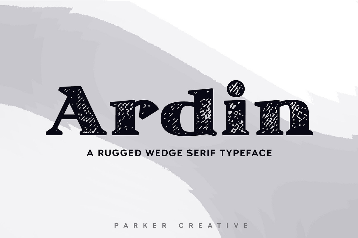 Ardin Distressed Wedge Serif