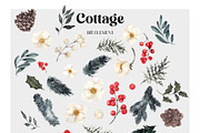 Cottage Christmas. Cozy Home., a Seasonal Illustration by ma_i_vi (Thumbnail 9 of 11)