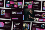 Movie Studio Production Powerpoint, a Presentation Template by Fit-tee (Thumbnail 1 of 10)