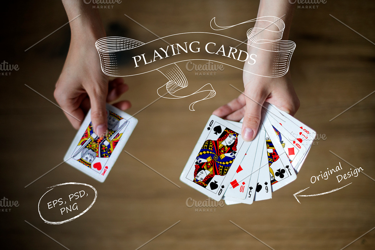 Playing cards original design, an Object Illustration by Retro Graphic Box (Photo 2 of 6)