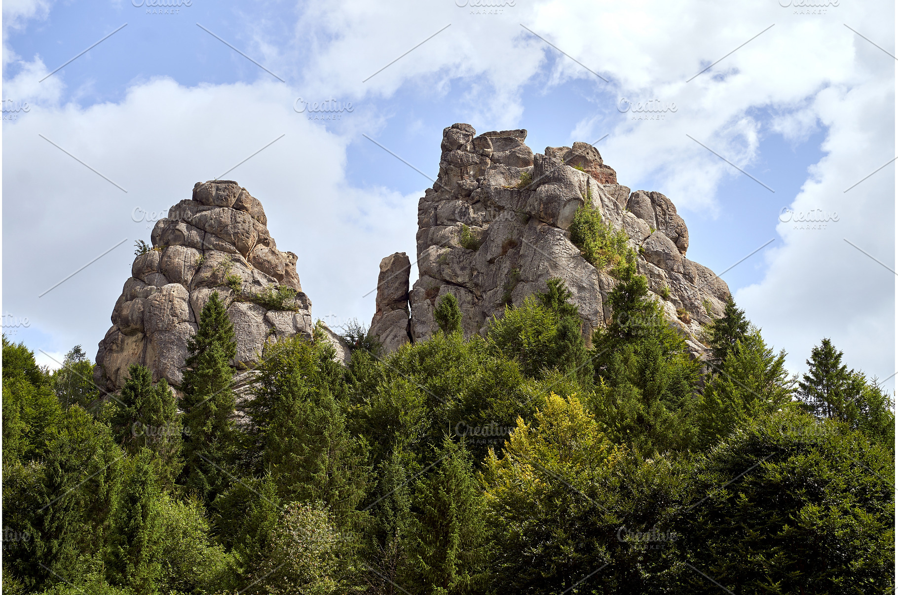 Tustan Cliffs where Tustan Cliff, an Architecture Photo by Oleksandr Berezko