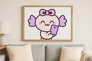 Cute Axolotl Clipart, an Animal Illustration by Palau (Thumbnail 6 of 10)