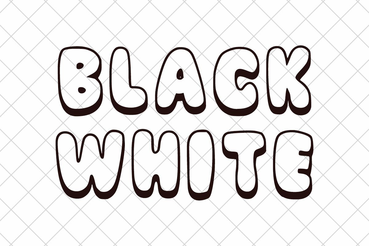 Candy Outline, a Handwritten Font by Fourteen Letter (Photo 4 of 5)