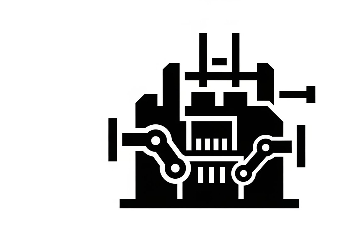 Bold industrial machine silhouette, an Illustration by Amazin_art (Photo 21 of 31)