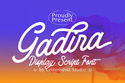 Gadira - Display Script Font, a Script Font by Letterhend Studio (Thumbnail 1 of 8)
