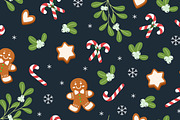 Christmas Seamless Pattern Set, a Background Graphic by Barsuk's Shop (Thumbnail 8 of 12)