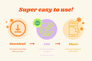 Holy Funk Branding Starter Kit, a Social Media Template by Hell Yeah Designs (Thumbnail 2 of 12)
