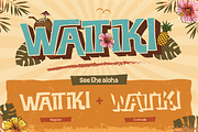 Mokila - Hawaiian Display Typeface, a Sans Serif Font by Burntilldead (Thumbnail 10 of 12)