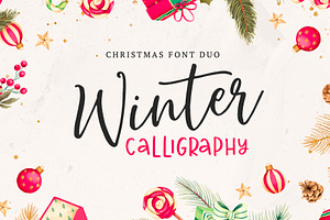 Winter Calligraphy Script DUO