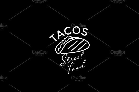 Tacos Restaurant Fast Food Logo preview 2