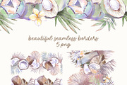 Coconut Beach Shop watercolor, a Food Illustration by Shabbypie (Thumbnail 7 of 9)