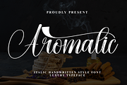 Aromatic | Script Font, a Handwritten Font by Scratchones (Thumbnail 1 of 9)