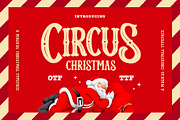 Circus Christmas Font - Fancy Font, a Serif Font by ariodsgn (Thumbnail 1 of 9)