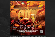 Thanksgiving Day, a Flyer Template by Artolus (Thumbnail 1 of 4)