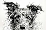 Monochrome Dog Sketch Collection, an Animal Illustration by StockVerse Creative (Thumbnail 3 of 4)