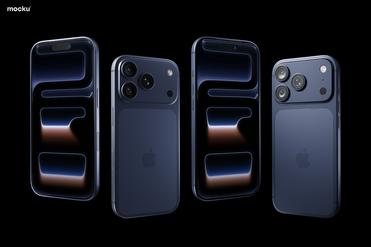 Iphone 17 Pro Mockup Set, an iPhone Mockup by Mocku (Photo 3 of 14)