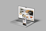 Phone and Laptop Mockup, a Device Mockup by lamorastudio (Thumbnail 4 of 13)