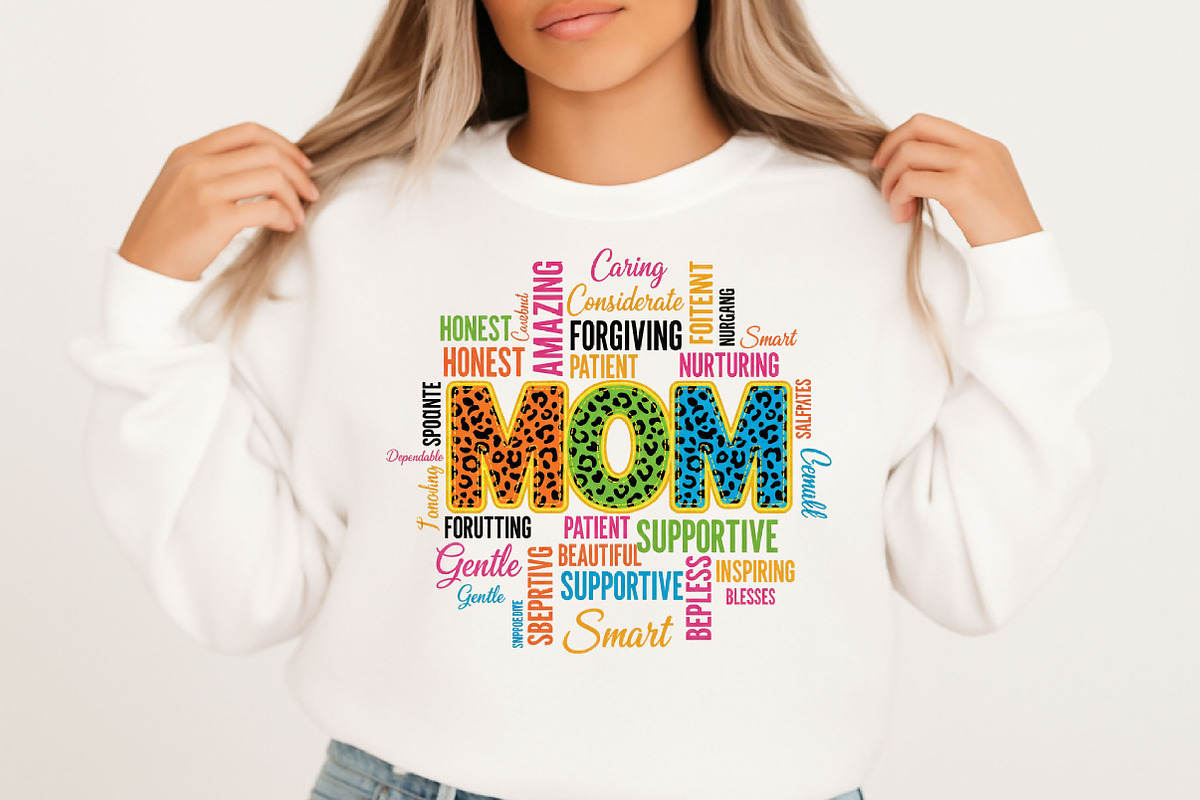 Mom Life SVG, Happy Mother's Day PNG, an Illustration by Designking (Photo 3 of 6)