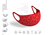 Face Mask Mockup, a Mask Mockup by akropol (Thumbnail 2 of 12)