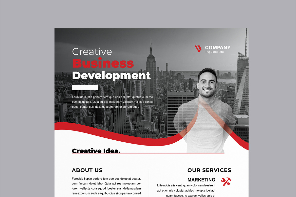 Corporate Flyer Design, a Flyer Template by MightyDesign (Photo 4 of 8)