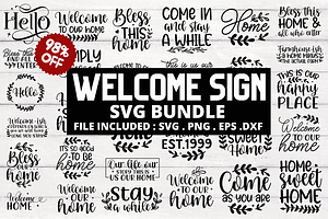 Welcome Sign Bundle