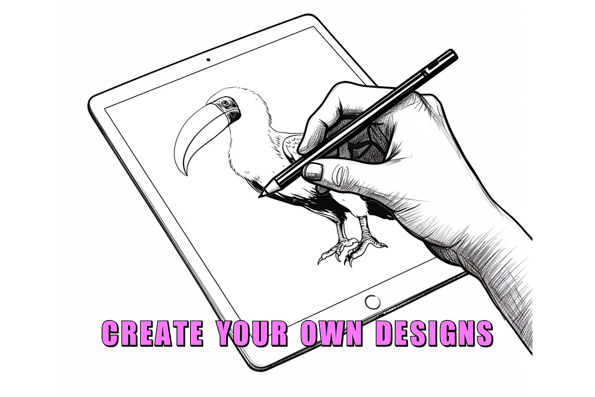 50 Safari Animals Procreate Stamps, a Brush Add-On by Procreate Sale (Photo 3 of 6)