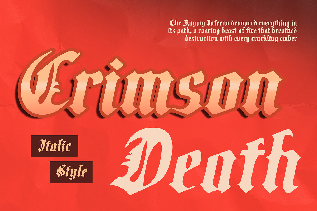 CS Claes Drawn, a Blackletter Font by Craft Supply Co. (Photo 3 of 8)