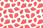 Strawberries seamless pattern, a Pattern Graphic by Good Studio (Thumbnail 1 of 3)