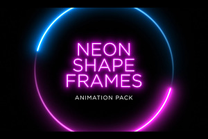 Neon Frame Loops – Shape Animations, a Background Graphic by Enchanted Studios